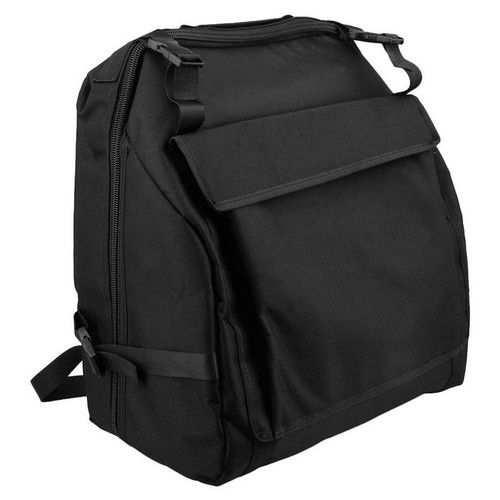Black oxford cloth accordion - oxford,